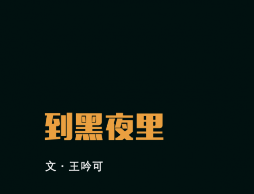到黑夜里