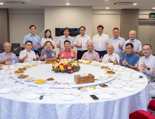 与华社联络组主席徐芳达部长的午餐交流会