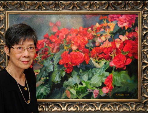 花儿，静静地绽放——女画家李文彦的艺术